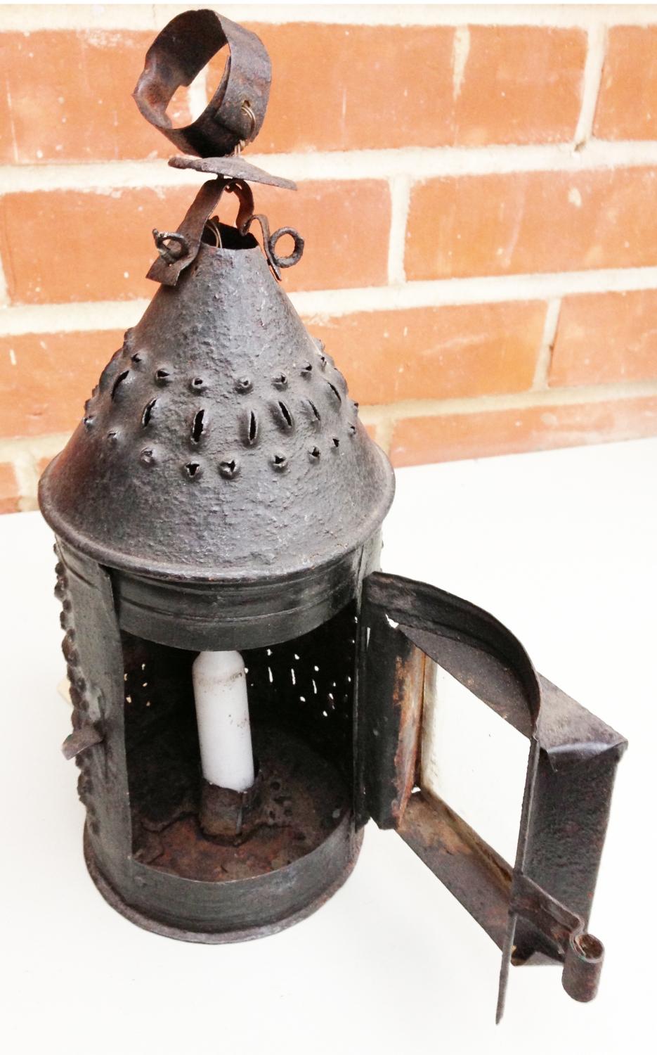 19th Cent Candle Lantern