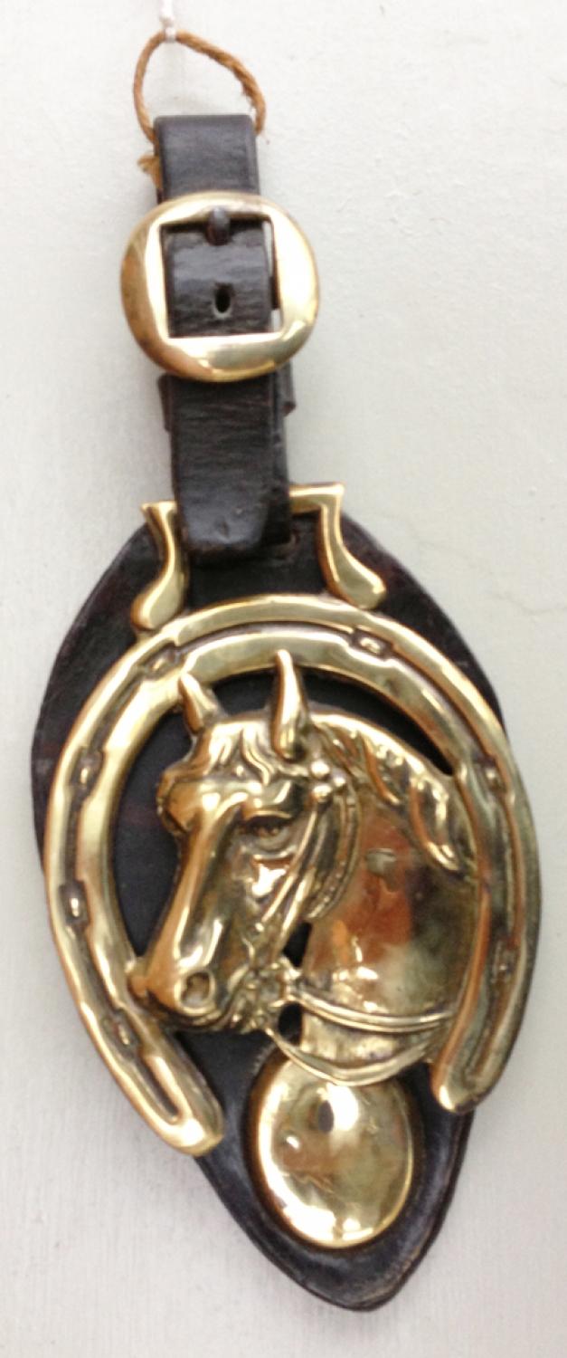 Original Horse Brass on Strap