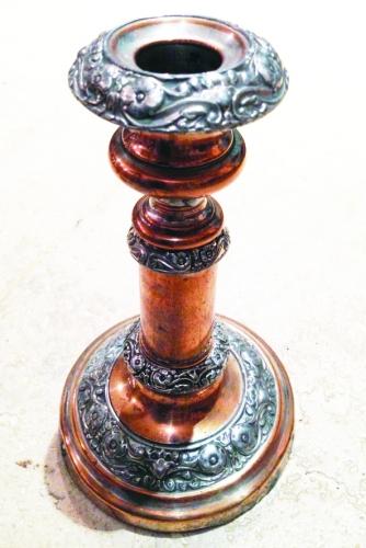 Sheffield Plate Candlestick (lamps)