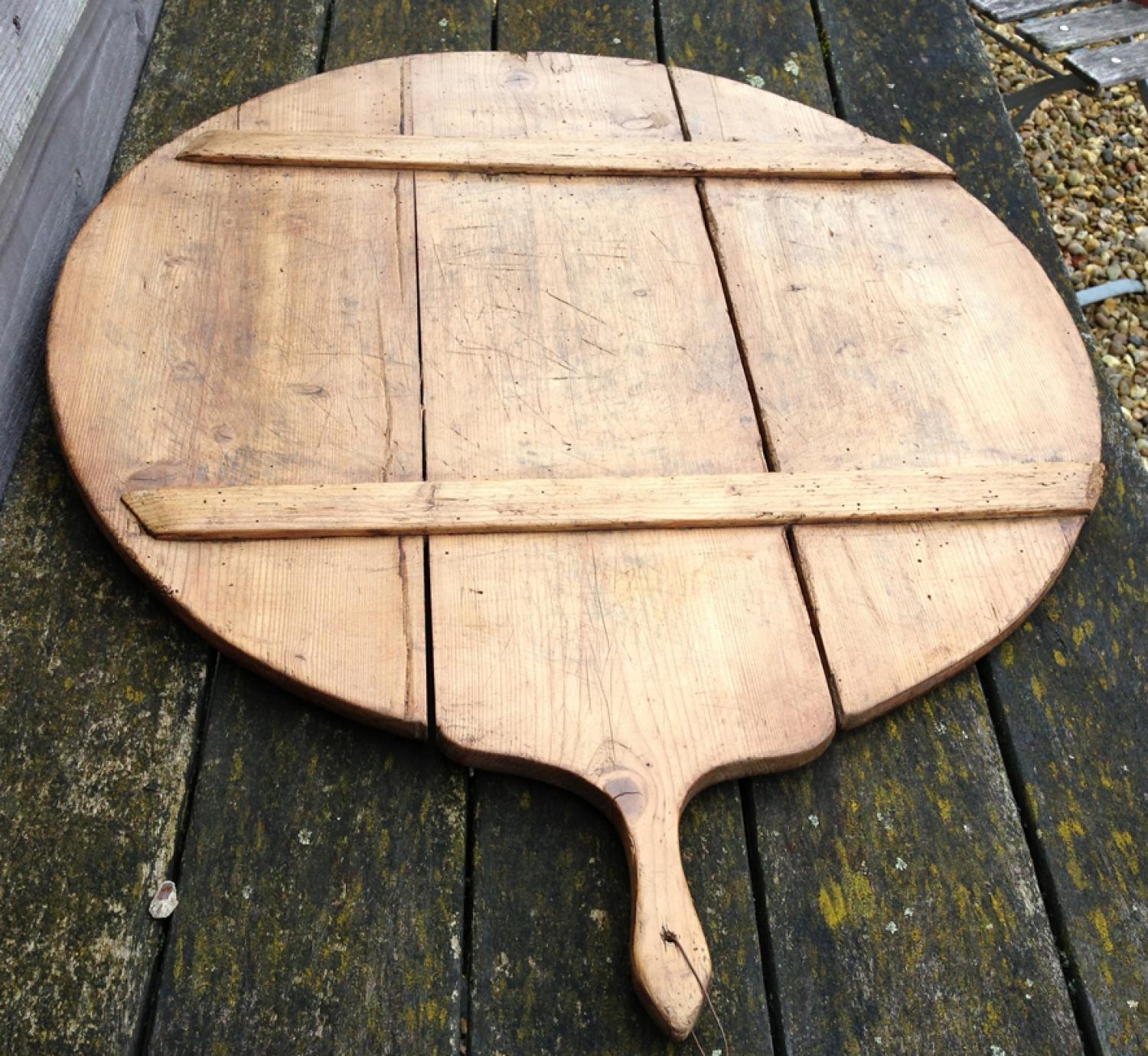 Antique Cheese Truckle Board