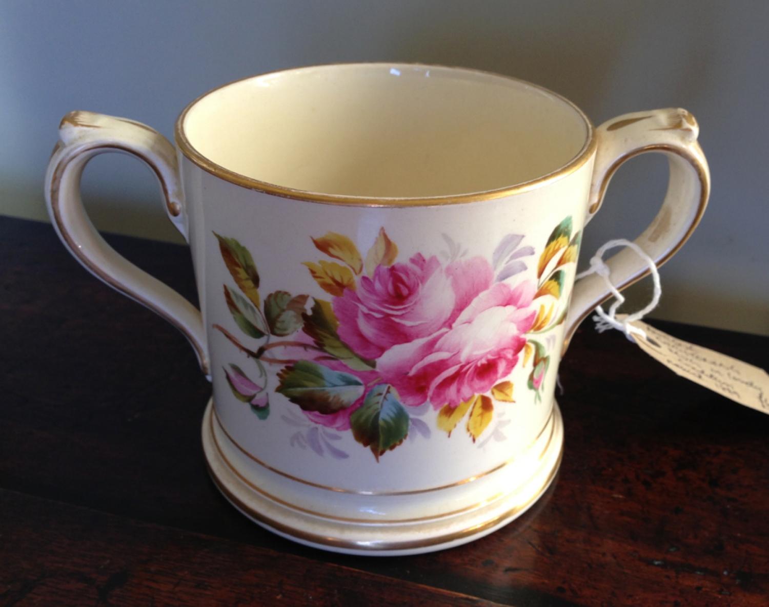 Floral Christening Mug 1889