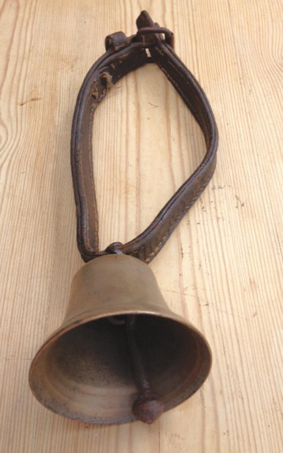 Antique Sheep Bell on original collar