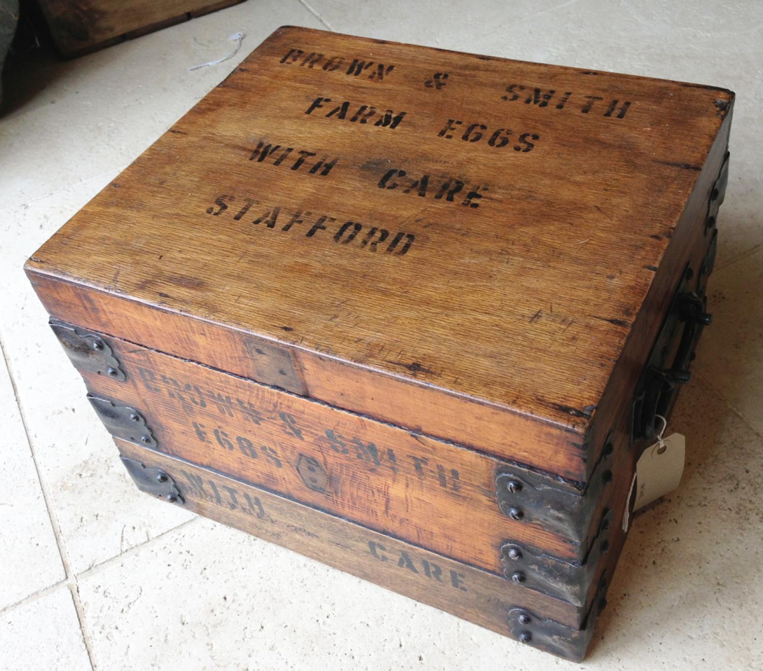 Antique Egg Delivery Box