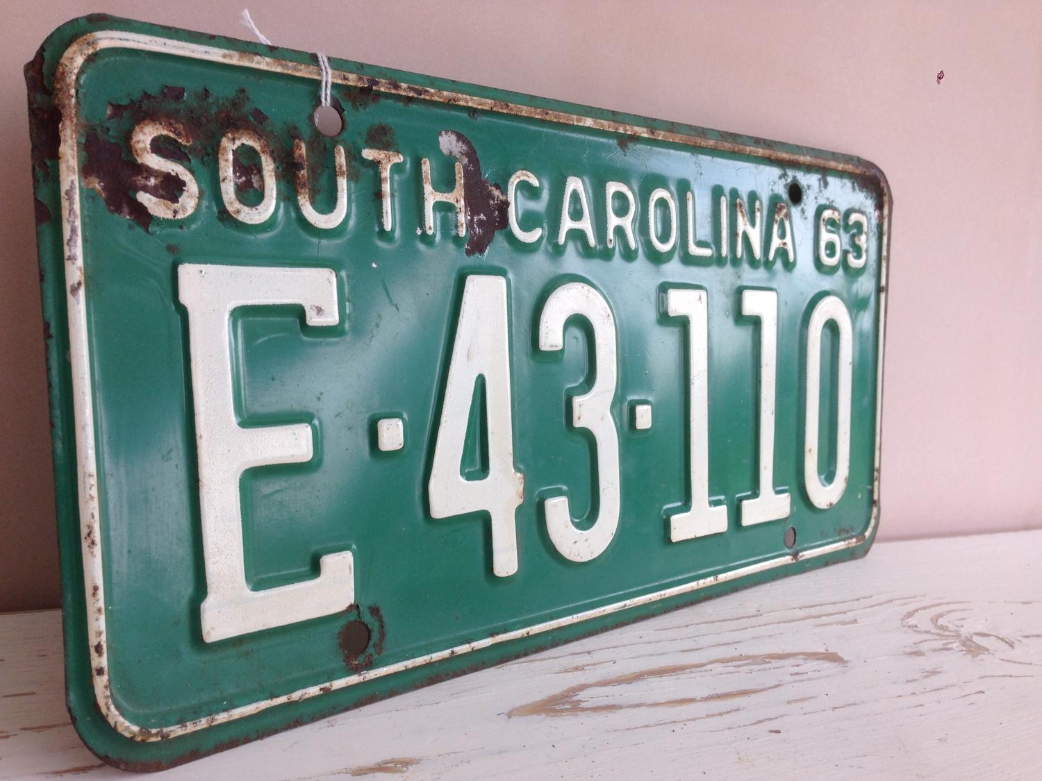 Vintage USA Car Plate