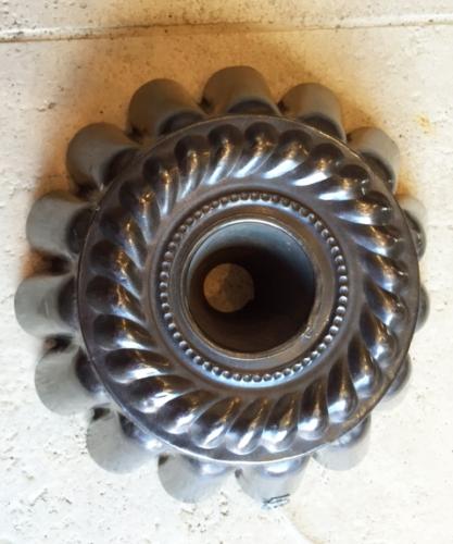 Large Early Tin Jelly Mould