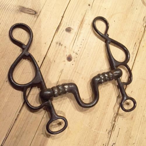 Antique Horse Bit with folding sides