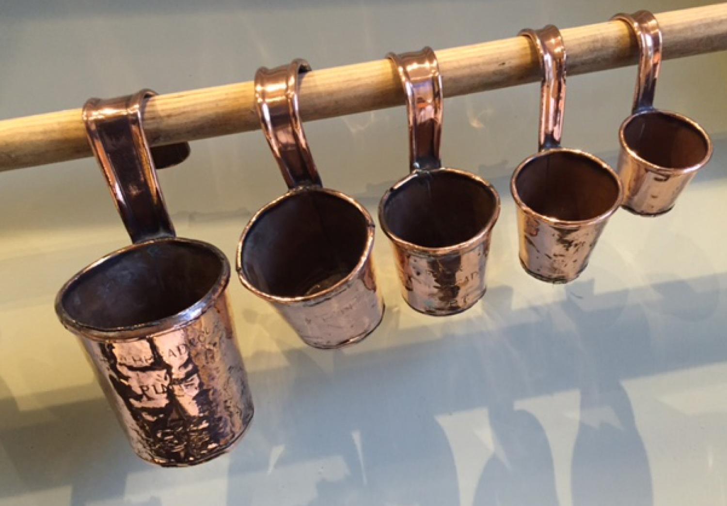 19th Cent Whitbread Brewery Copper Measures