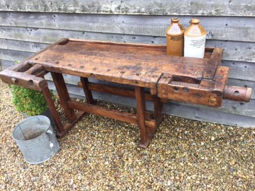 19th Century Workbench Table