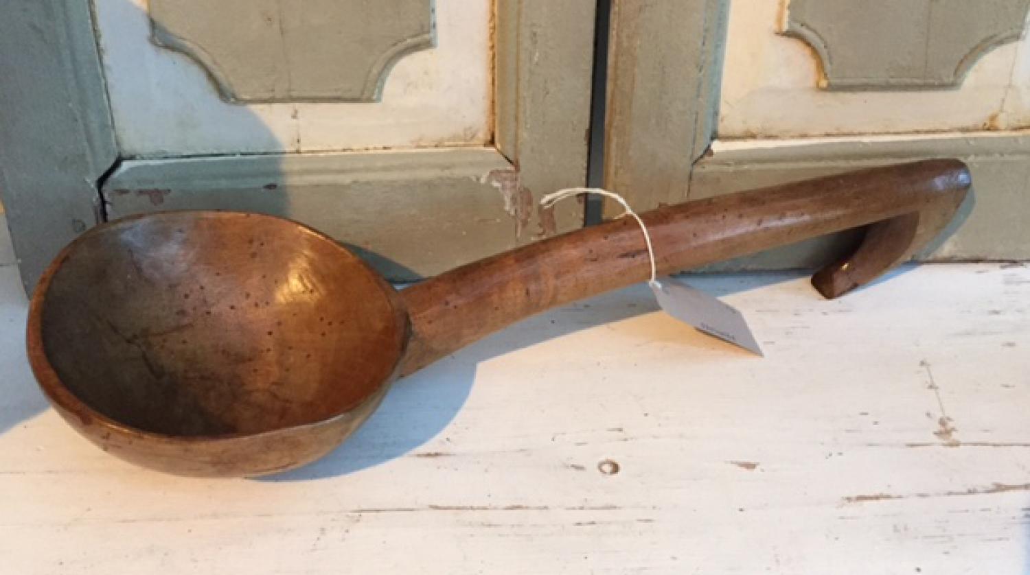 Stunning Large Welsh Serving Cawl/Dairy Ladle
