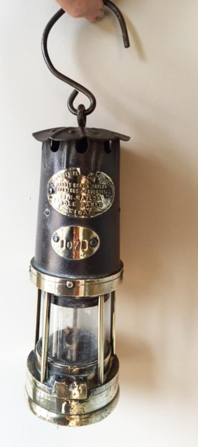 Antique Miner's Lamp