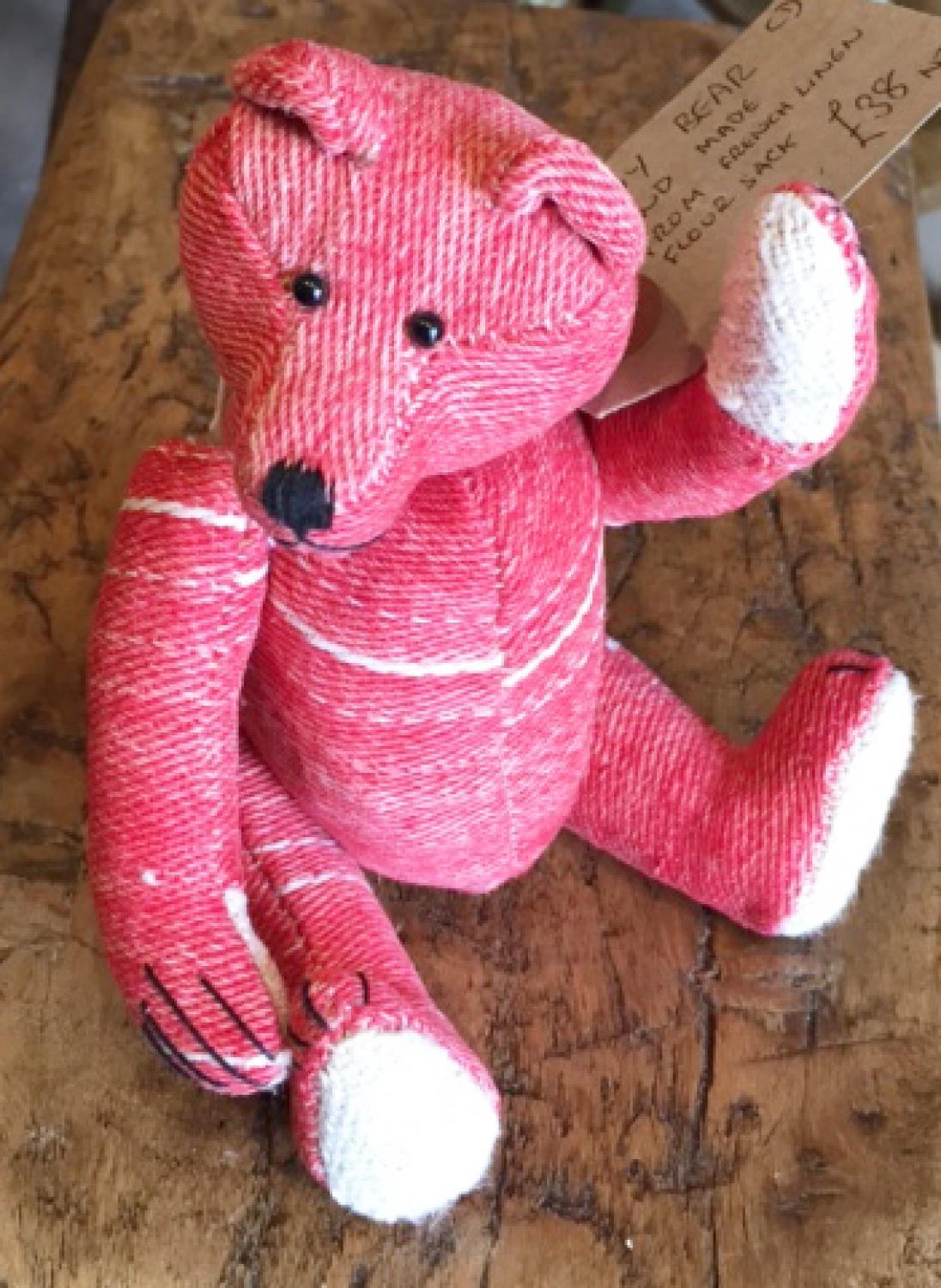 Antique French Linen Teddy Bear