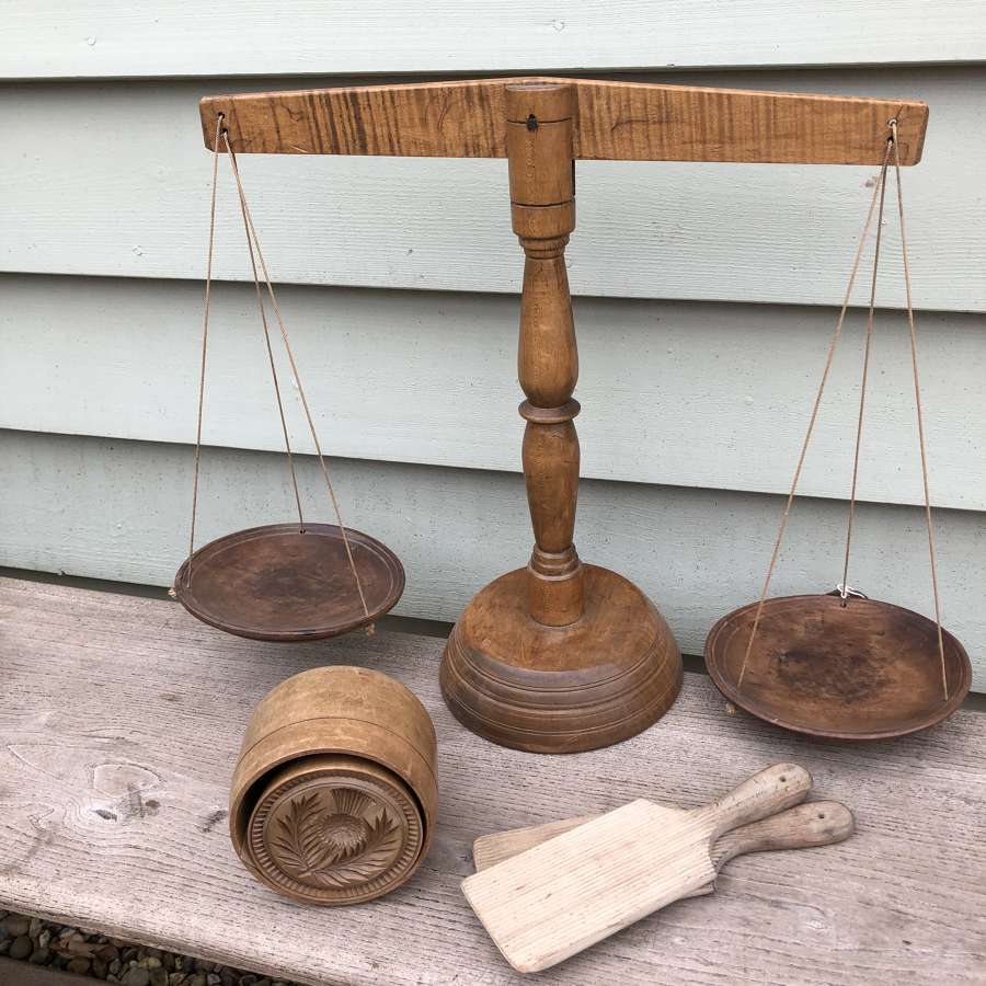 Rare Antique Butter Scales