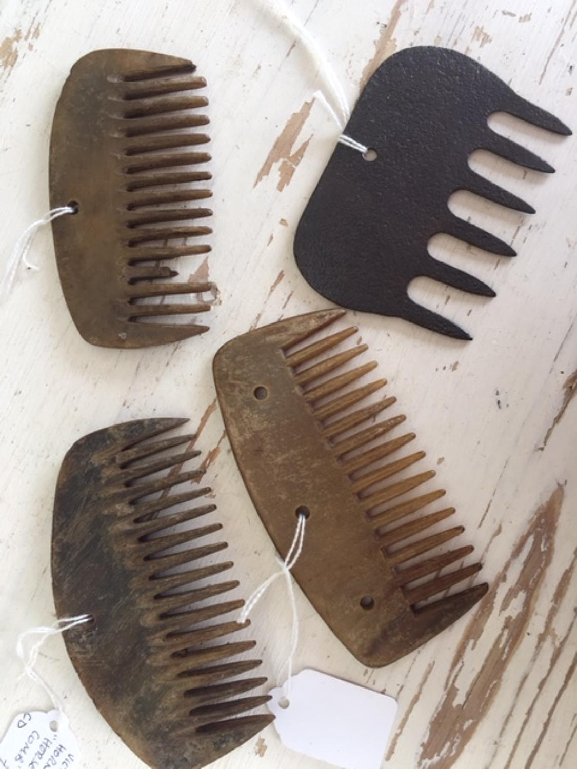 Various Horse Mane and Tail Combs