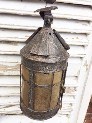 Superb 19th Cent Shepherd's English Horn Lantern