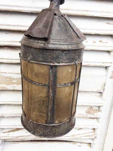 Superb 19th Cent Shepherd's English Horn Lantern