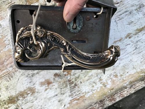 Antique Brass and Steel Lock
