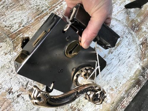 Antique Brass and Steel Lock