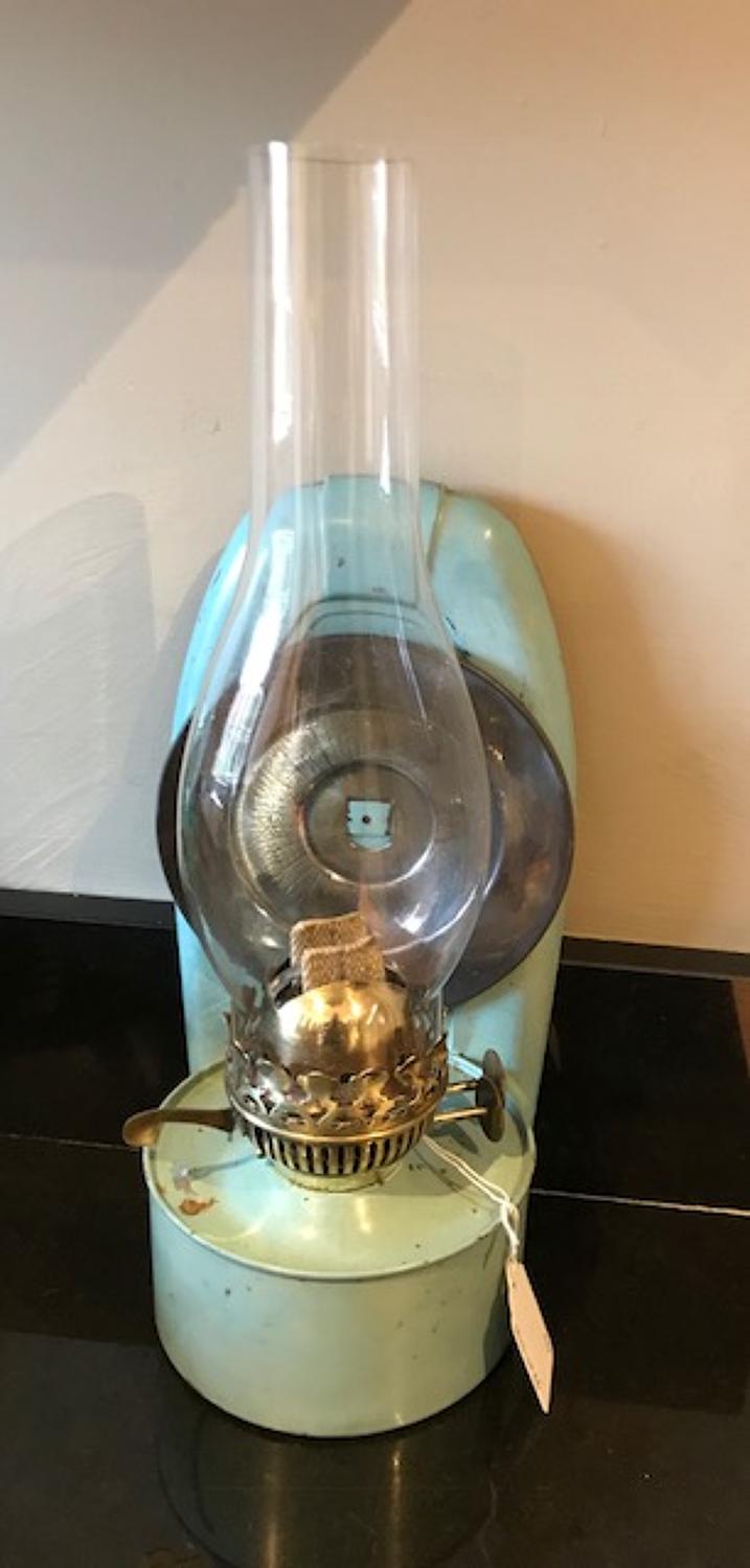 Vintage 1920's Wall Oil Lamp