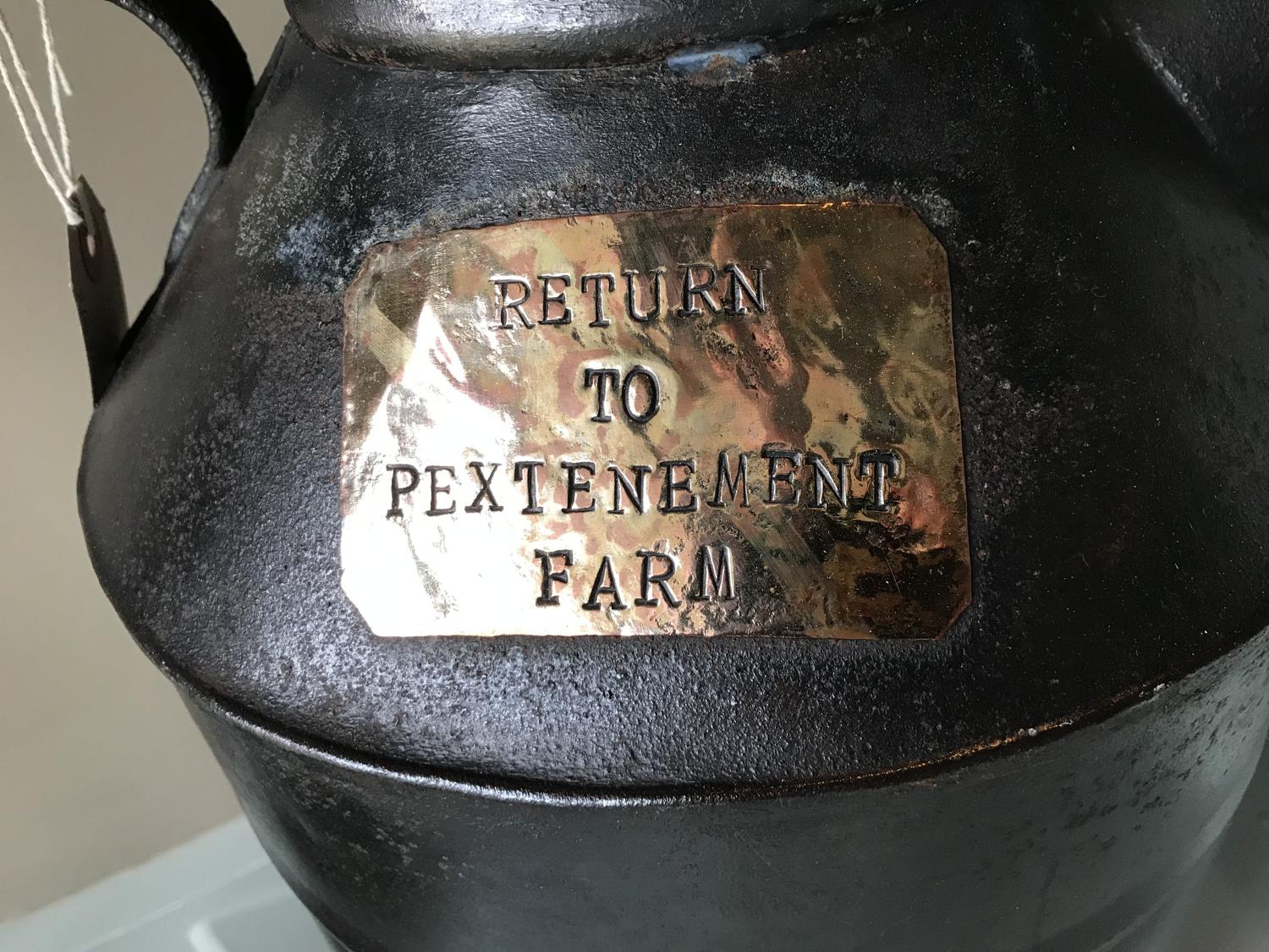 Antique Pextenement Farm Milk Can