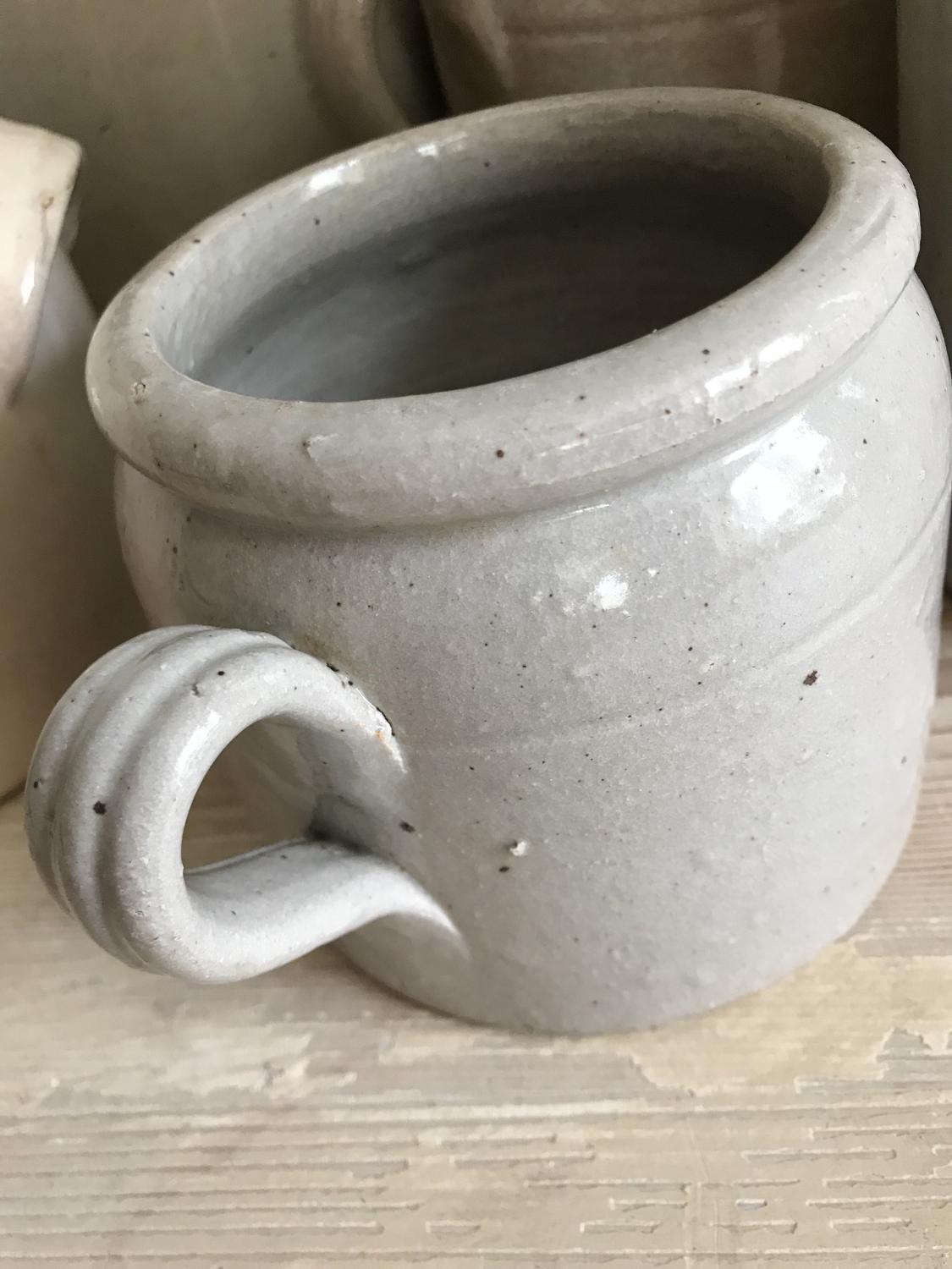 Vintage Grey confit Pots