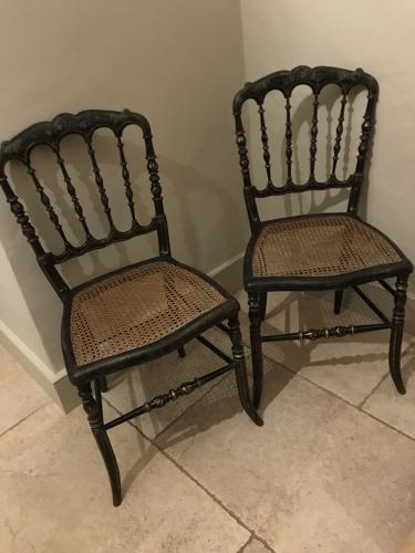 Pretty Painted Occasional Chairs