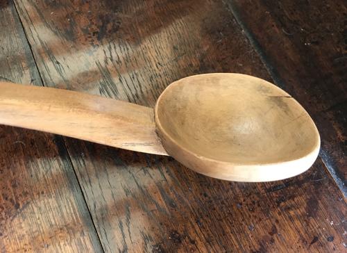 Antique Welsh Cawl Serving Ladle