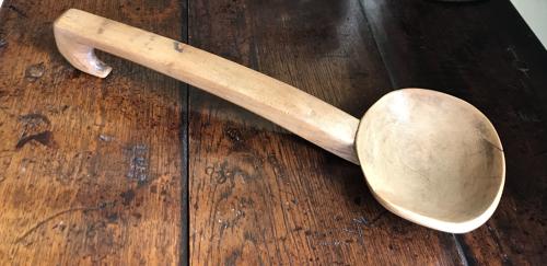 Antique Welsh Cawl Serving Ladle