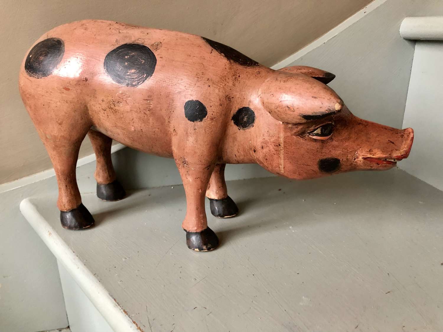 Antique Butcher's Display Pig
