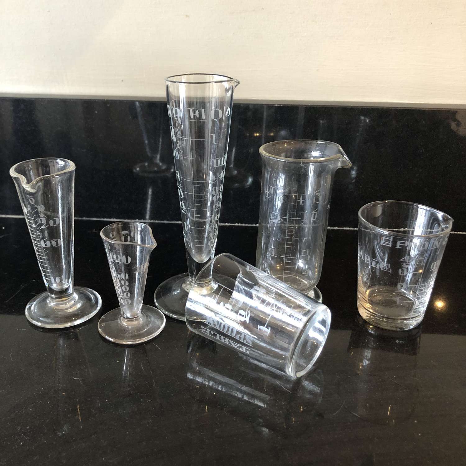 Collection of Graduated Glass Measures