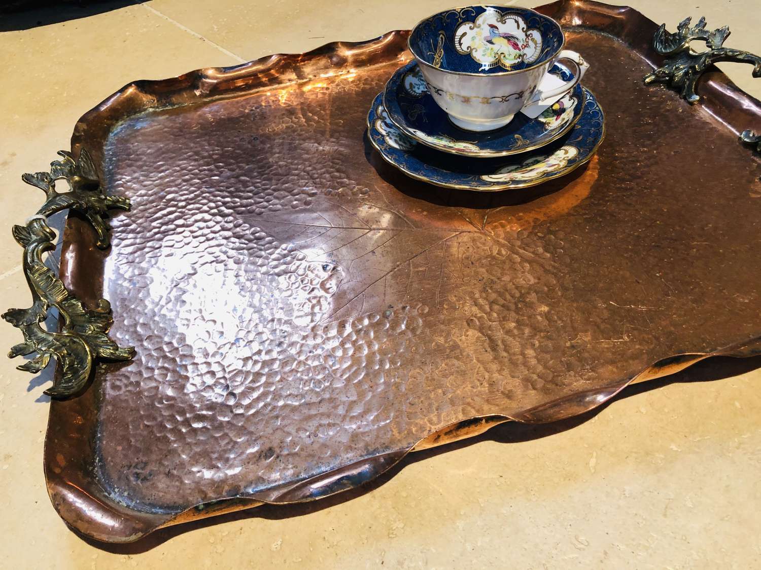 Antique copper Tray