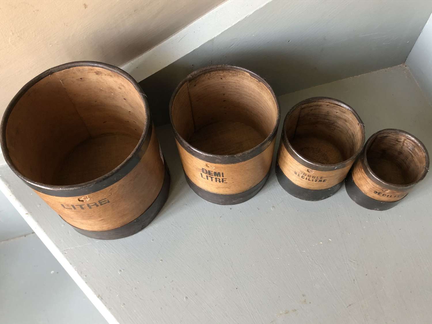 Matching Set Of French Grain Measures