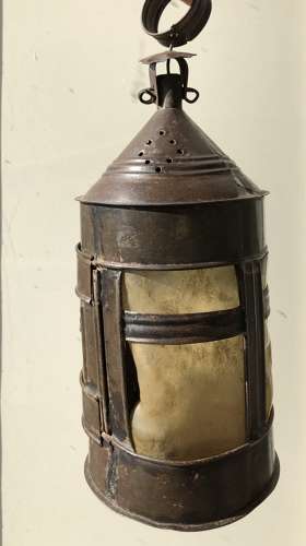 19th Cent Shepherd's Horn Lantern