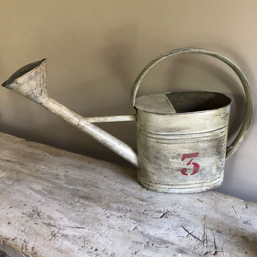 Vintage Watering Can with Large Rose