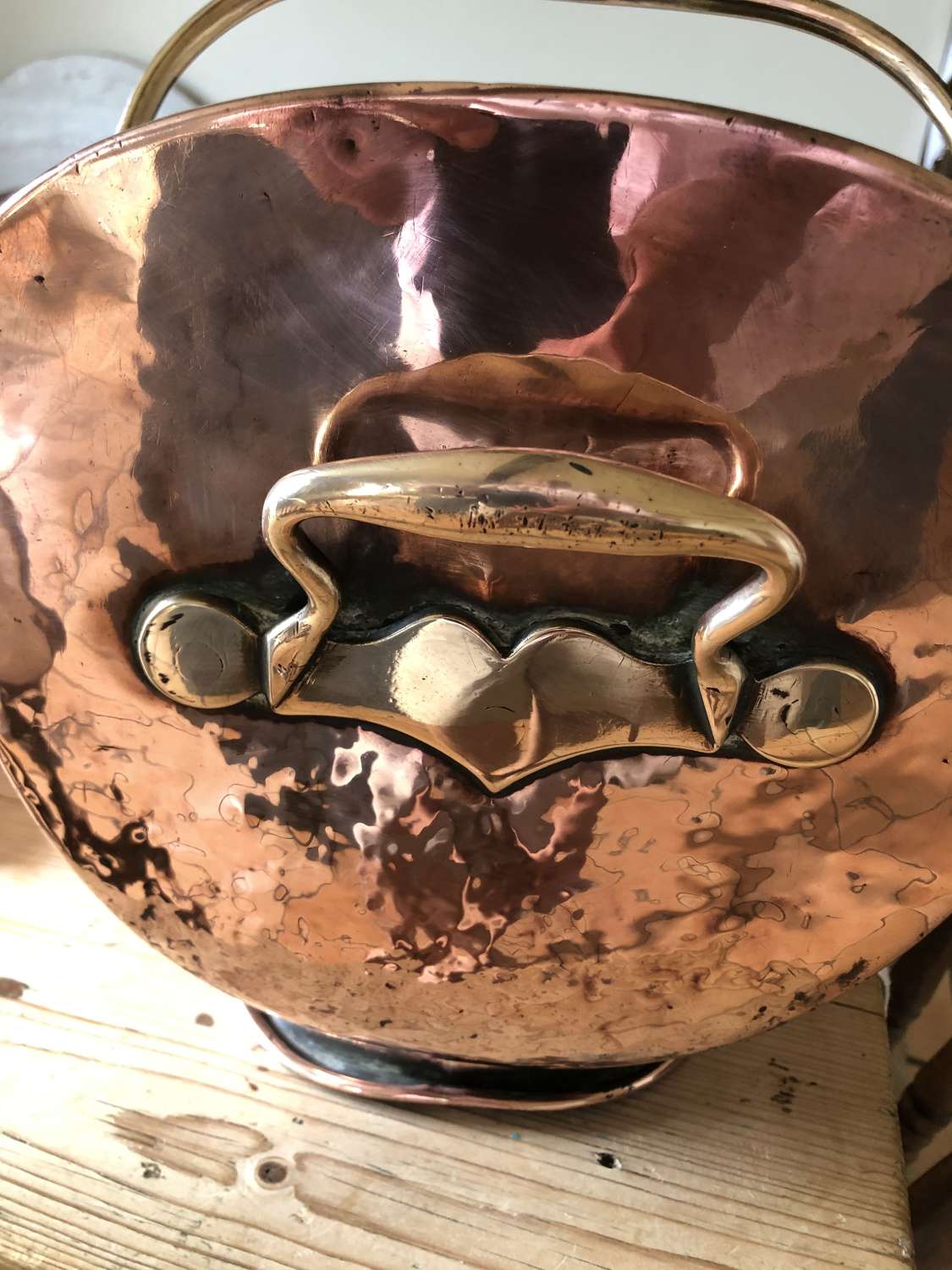 Quality Victorian Copper Coal Bucket