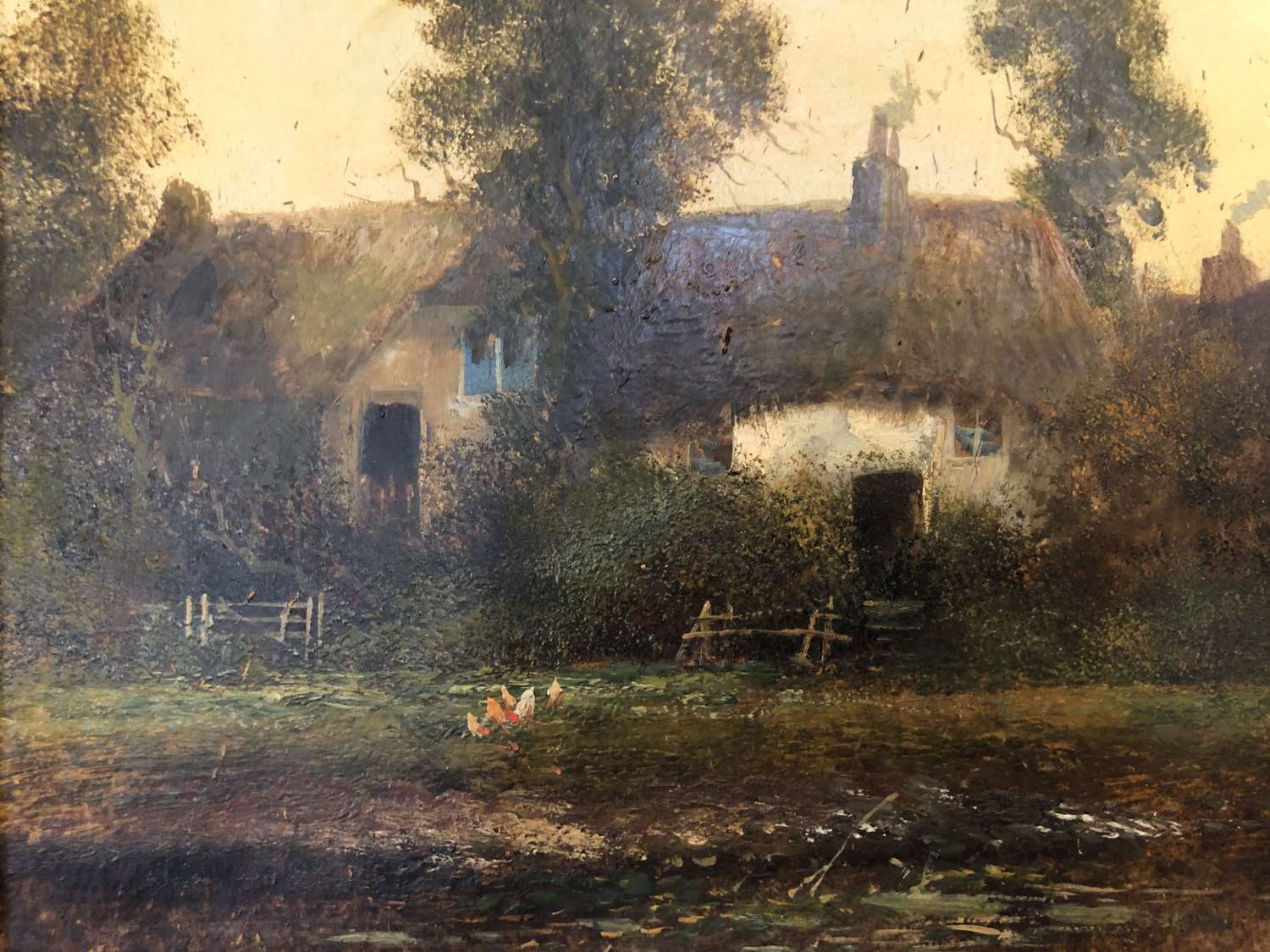 19th Cent Oil Painting by Charles McKinley