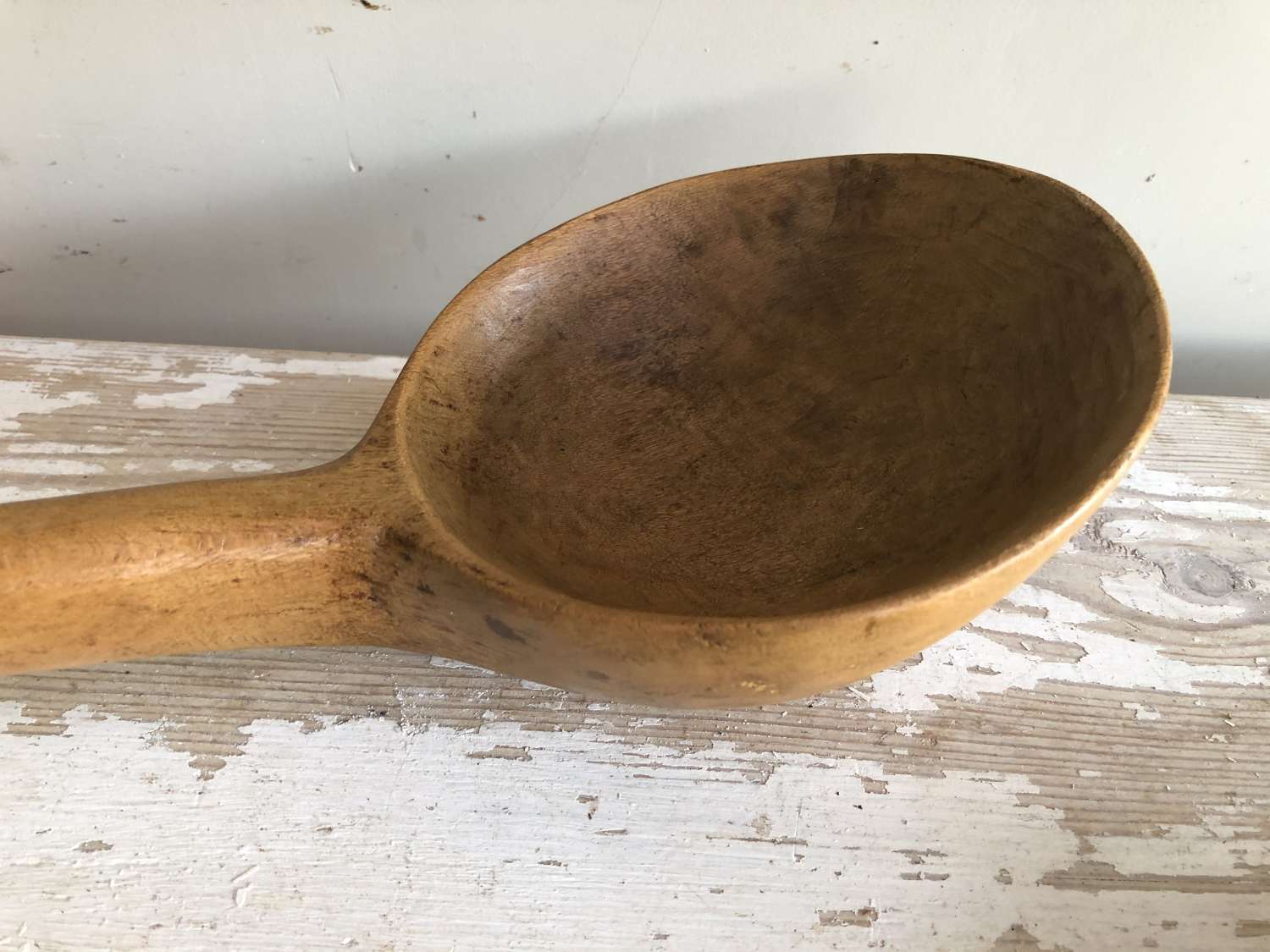 Very Large Wooden Ladle