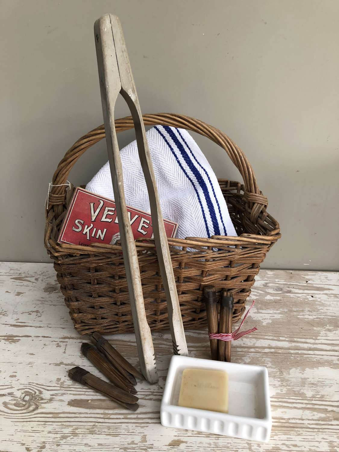 Vintage Laundry Tongs