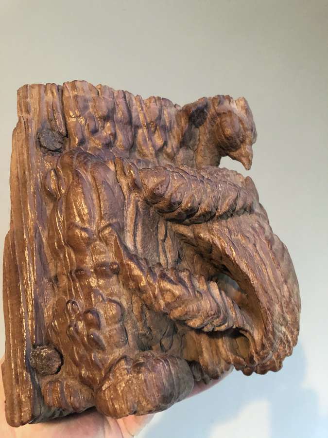 Ancient Beam End Carving