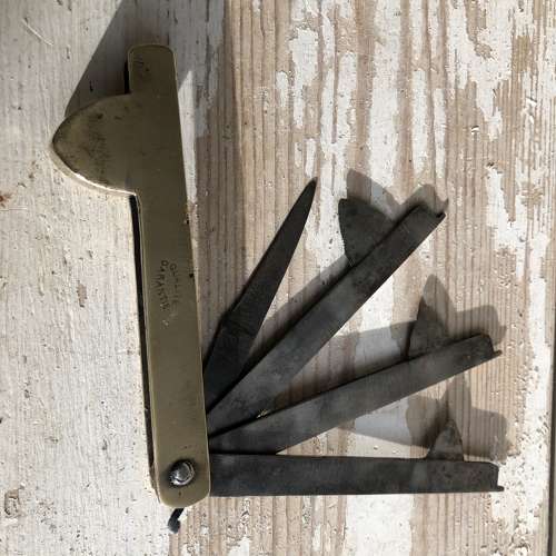 19th Cent Fleam Hammer and Fleam sets