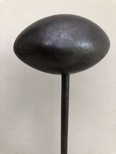 Victorian's Hatter's Egg Iron on stand