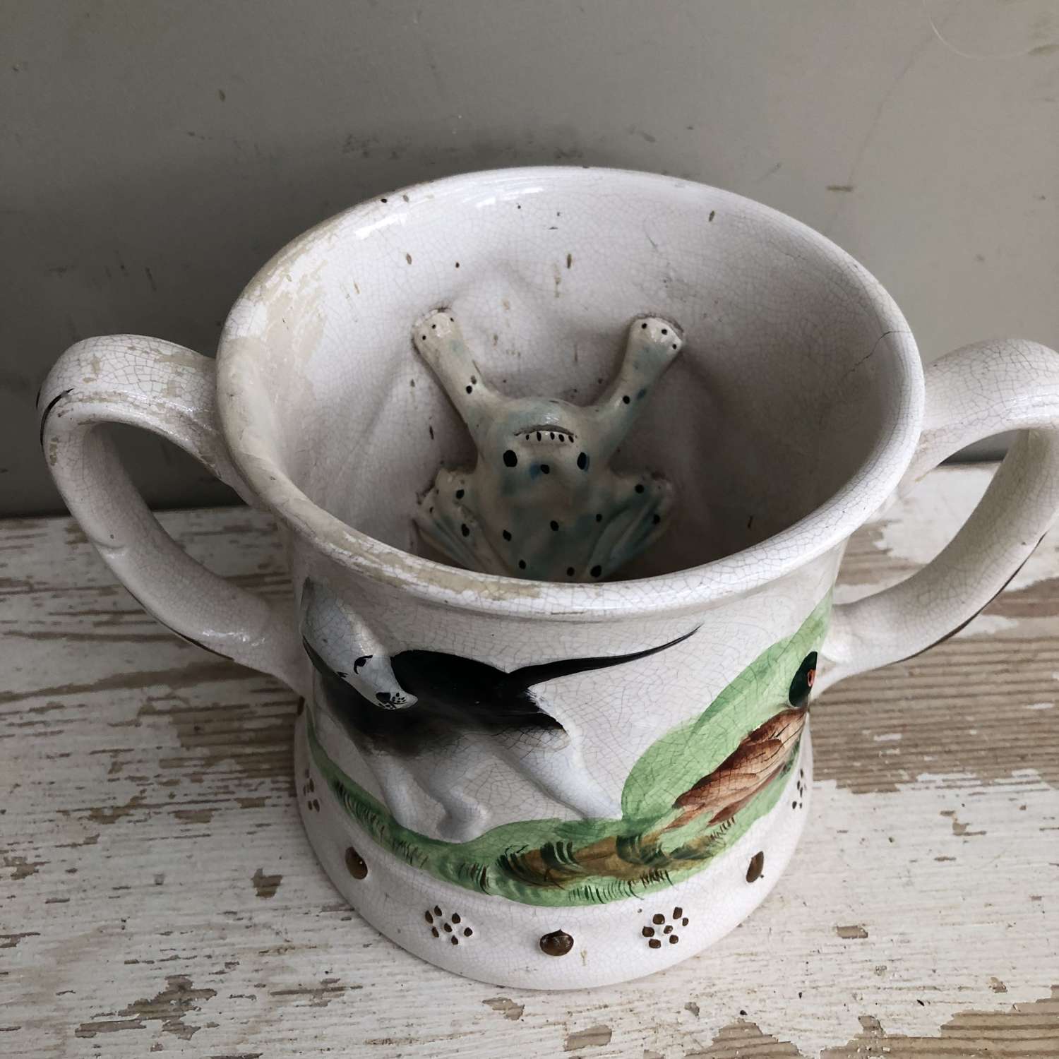 Staffordshire 'Frog' Cider Mug