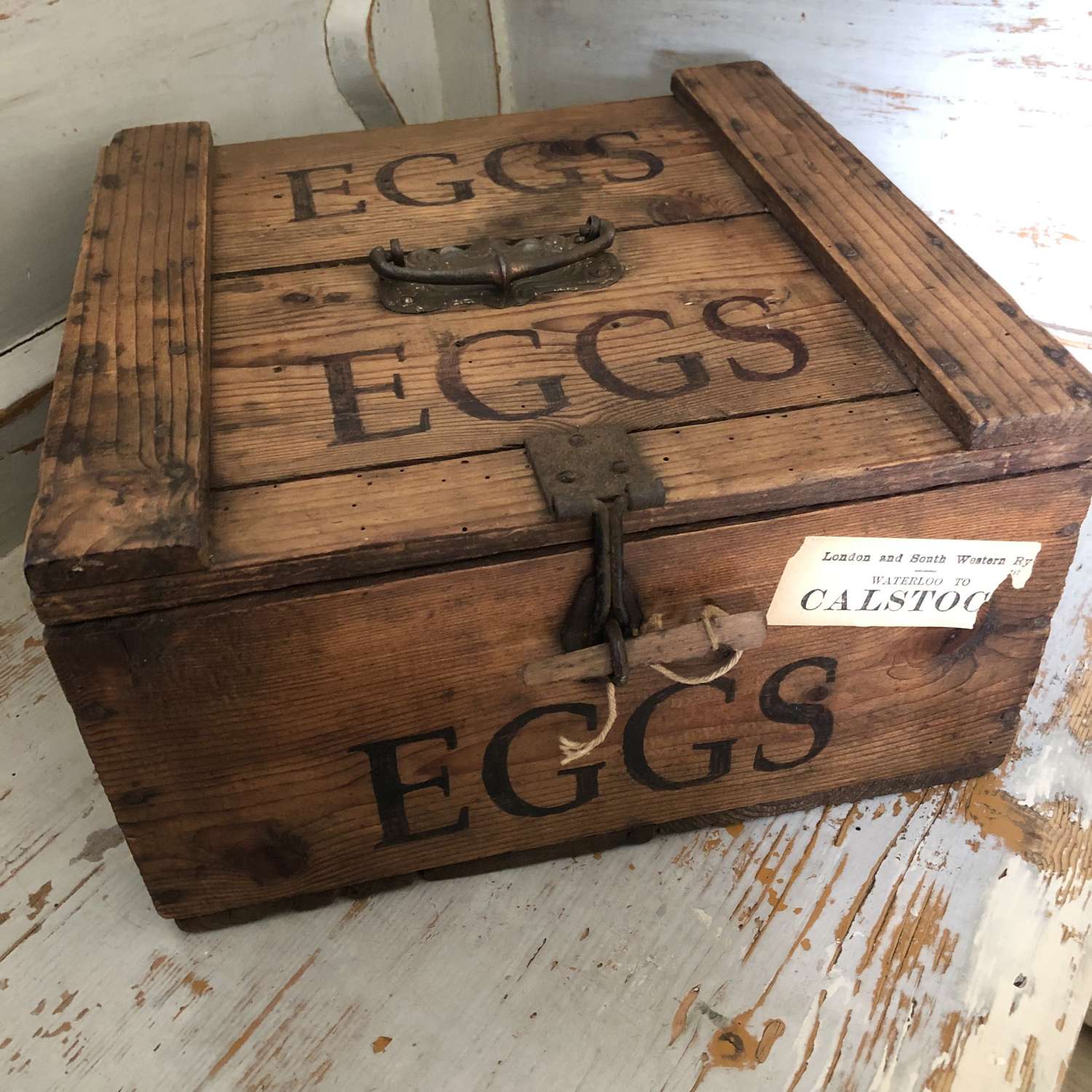 Vintage Railway Egg Box