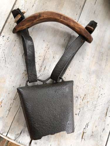 19th Cent English Sheep Clucket Bell on Yoke