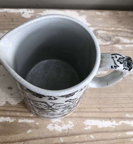 19th Cent Farmer's Motto Jug