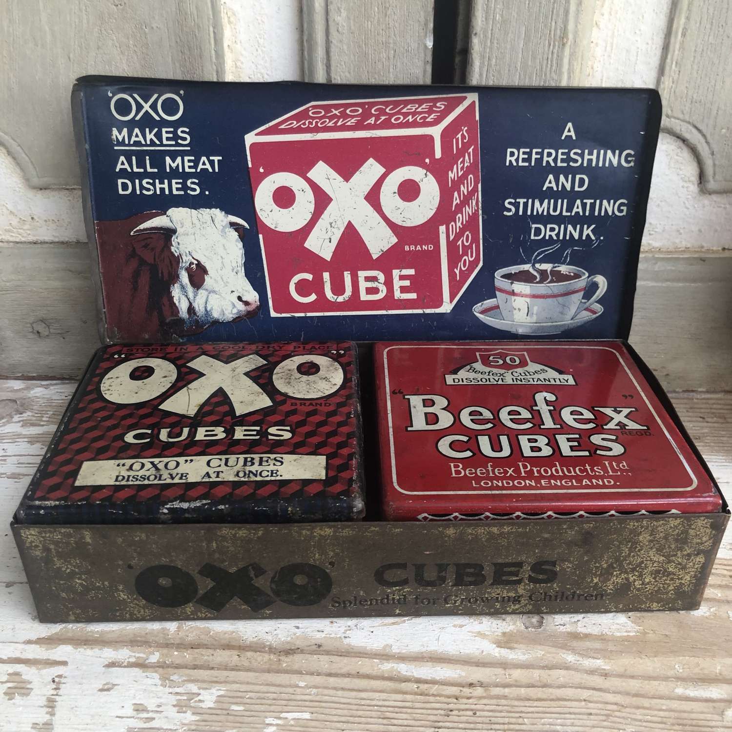 Beef Stock Cube Tins