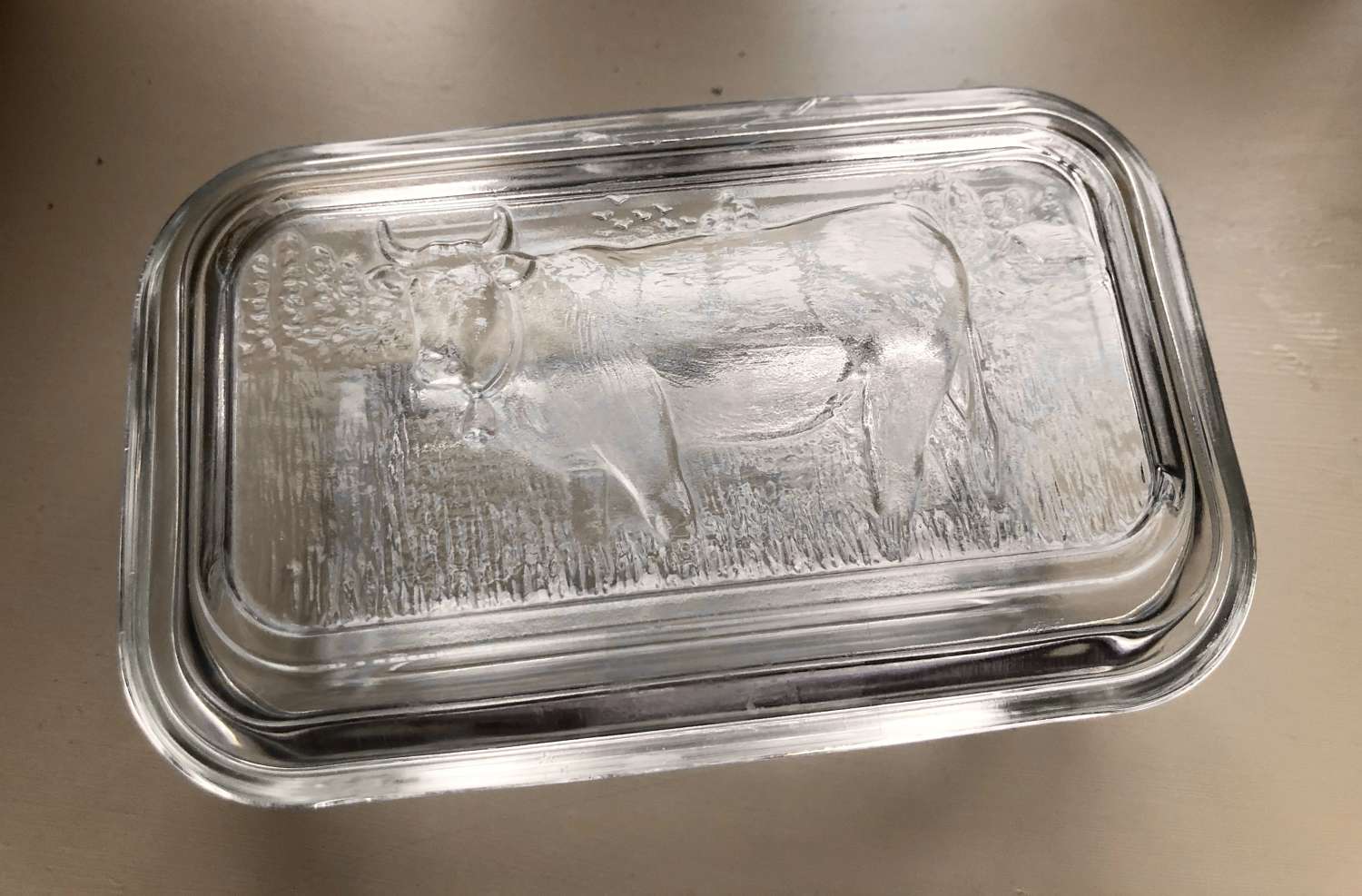 COW, Glass Butter dish