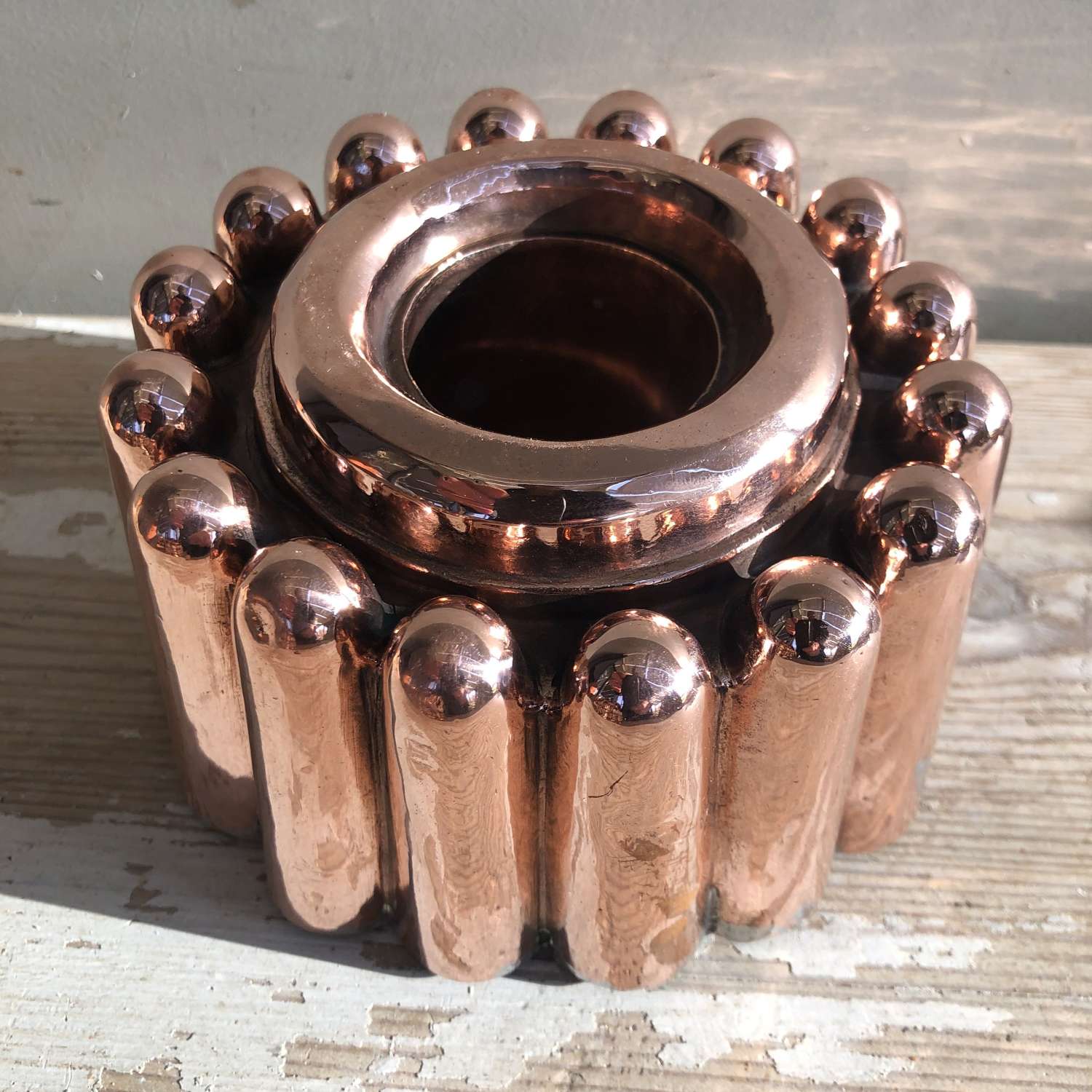 Victorian Copper Ring Jelly Mould
