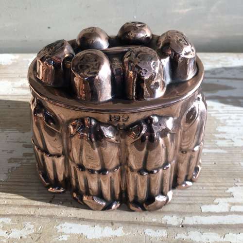 Victorian Copper Oval Jelly Mould