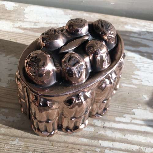 Victorian Copper Oval Jelly Mould