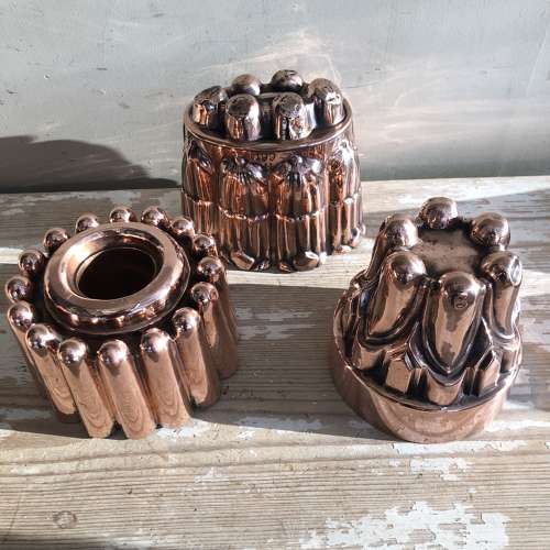 Victorian Copper Oval Jelly Mould